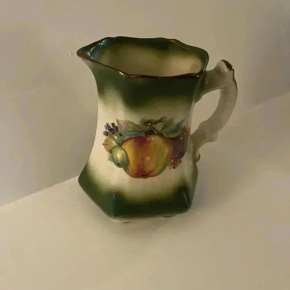 Mayfayre Staffordshire Pottery 6” Fruit Printed Pitcher- Made In England - Picture 2 of 4